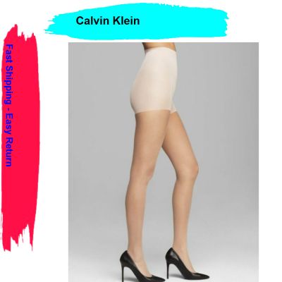 Calvin Klein Women's Ultra Sheer Tights Control top , Color Natural , Size 3